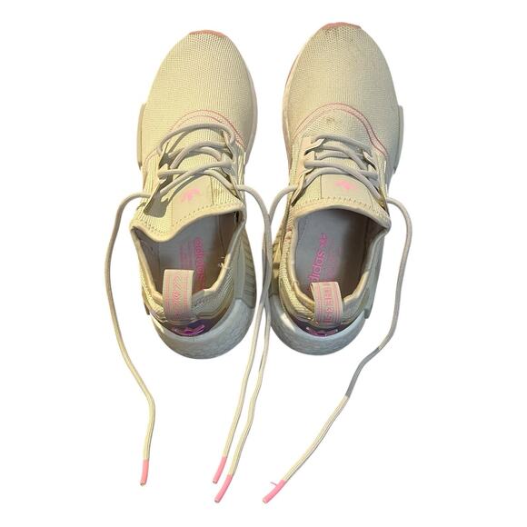 adidas Originals NMD R1 Women's size 6.5 Shoe Gray Bliss Pink White GW9473 - Picture 7 of 9